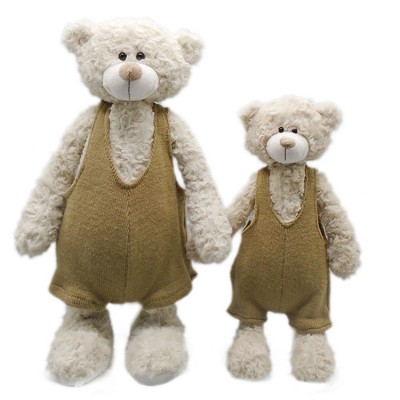 10 inch Factory Direct Plush Teddy Bear Cuddle Stuffed Dolls with Clothes